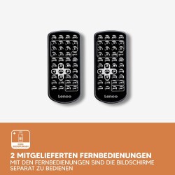 Lenco DVP-939 - lecteur DVD portable 2 x 9 pouces avec 2 casques et 2 supports d'appui-tête - batterie rechargeable intégrée - e