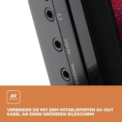 Lenco DVP-939 - lecteur DVD portable 2 x 9 pouces avec 2 casques et 2 supports d'appui-tête - batterie rechargeable intégrée - e