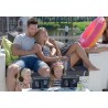 Lenco DVP-939 - lecteur DVD portable 2 x 9 pouces avec 2 casques et 2 supports d'appui-tête - batterie rechargeable intégrée - e