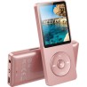 32go lecteur mp3 bleutooth 5.3 avec haut-parleur agptek lecteur musical sans perte hifi 70h ultra-longue autonomie baladeur port