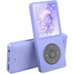 32go lecteur mp3 bleutooth 5.3 agptek lecteur musical sans perte hifi 70h ultra-longue autonomie baladeur portable avec haut-par