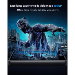 80go lecteur mp3 avec bleutooth et wifi, lecteur mp4 avec écran tactile de 4,02 pouces et haut-parleurs, baladeur mp3 avec spoti
