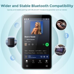 Innioasis 80go lecteur mp3 avec bleutooth et wifi, lecteur de musique mp3 et mp4 ave spotify,spotify kids, tidal, deezer, lecteu