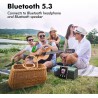 64go lecteur mp3 bleutooth 5.3, baladeur mp3 enfant musique portable 2,8 pouces écran tactile avec enregistreur vocal, radio fm,