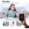 64go lecteur mp3 bleutooth 5.3, baladeur mp3 enfant musique portable 2,8 pouces écran tactile avec enregistreur vocal, radio fm,