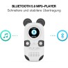 64gb lecteur mp3 enfants bleutooth 5.0 avec haut-parleurs prend en charge la radio fm, réveil, enregistrement sur le bouton on, 