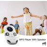 64gb lecteur mp3 enfants bleutooth 5.0 avec haut-parleurs prend en charge la radio fm, réveil, enregistrement sur le bouton on, 