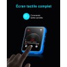 Lecteur mp3 bleutooth 5.0 32 go avec écran tactile complet, lecteur de musique hi-fi sans perte avec boîtier en métal, avec radi