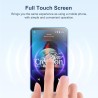 Lecteur mp3 avec bleutooth et wifi, oilsky 80gb 4'' 1080p lecteur mp4 à écran tactile, android 9.0, lecteur mp3 portable avec sp