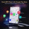Lecteur mp3 avec bleutooth et wifi, oilsky 80gb 4'' 1080p lecteur mp4 à écran tactile, android 9.0, lecteur mp3 portable avec sp