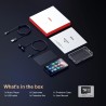 Lecteur mp3 avec bleutooth et wifi, oilsky 80gb 4'' 1080p lecteur mp4 à écran tactile, android 9.0, lecteur mp3 portable avec sp