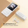 64go lecteur mp3 bleutooth 5.3 agptek lecteur musical avec haut-parleur et bouton volume baladeur portable sans perte hifi 70h u