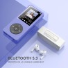 64go lecteur mp3 bleutooth 5.3 agptek classique lecteur musical avec haut-parleur& bonton volume baladeur portable sans perte hi
