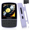 Yoton lecteur mp3 baladeur avec bleutooth 5.2, 64 go de mémoire, radio fm, enregistrement vocal, contrôle du volume indépendant,