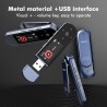64go lecteur mp3 usb portable avec bleutooth 5.3, clip pour le sport et la course à pied, radio fm, enregistreur vocal, transfer