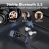 64go lecteur mp3 usb portable avec bleutooth 5.3, clip pour le sport et la course à pied, radio fm, enregistreur vocal, transfer