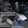 64go lecteur mp3 usb portable avec bleutooth 5.3, clip pour le sport et la course à pied, radio fm, enregistreur vocal, transfer