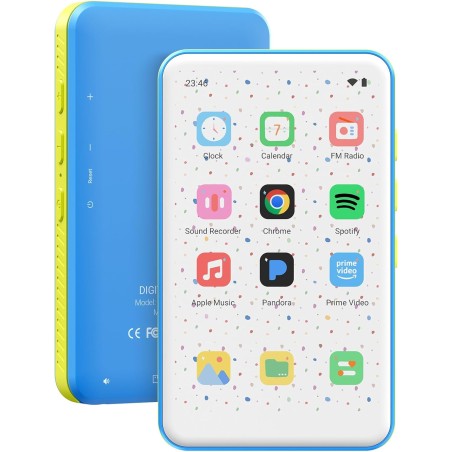 132gb mp3 players with bleutooth wifi, lecteur de musique pour enfants, 2000mah mp4 players with 4 pouces touchscreen, android 1