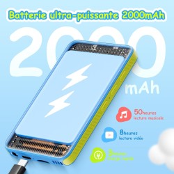 132gb mp3 players with bleutooth wifi, lecteur de musique pour enfants, 2000mah mp4 players with 4 pouces touchscreen, android 1