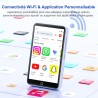 Lecteur mp3 80go avec wifi et bleutooth, lecteur mp4 4.02 pouces touchscreen avec haut-parleurs, mp3 player avec caméra 13mp, le
