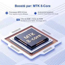 Lecteur mp3 80go avec wifi et bleutooth, lecteur mp4 4.02 pouces touchscreen avec haut-parleurs, mp3 player avec caméra 13mp, le