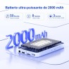 Lecteur mp3 80go avec wifi et bleutooth, lecteur mp4 4.02 pouces touchscreen avec haut-parleurs, mp3 player avec caméra 13mp, le