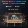 96go lecteur mp3 et mp4 bleutooth avec wifi, lecteur mp3 android avec spotify, audible, deezer, play store, 4,02" écran tactile 