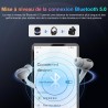 96go lecteur mp3 et mp4 bleutooth avec wifi, lecteur mp3 android avec spotify, audible, deezer, play store, 4,02" écran tactile 