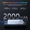 96go lecteur mp3 et mp4 bleutooth avec wifi, lecteur mp3 android avec spotify, audible, deezer, play store, 4,02" écran tactile 