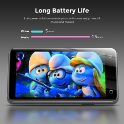 Innioasis 80go lecteur mp3 avec bleutooth et wifi, lecteur de musique mp3 et mp4 ave spotify,spotify kids, tidal, deezer, lecteu