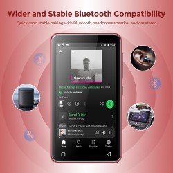 Innioasis 80go lecteur mp3 avec bleutooth et wifi, lecteur de musique mp3 et mp4 ave spotify,spotify kids, tidal, deezer, lecteu