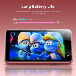Innioasis 80go lecteur mp3 avec bleutooth et wifi, lecteur de musique mp3 et mp4 ave spotify,spotify kids, tidal, deezer, lecteu