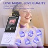 Lecteur mp3 64 go, mp3 bleutooth 5.3 avec haut-parleurs, lecteur musique, enregistreur vocal, radio fm, chaîne hi-fi, écouteurs,