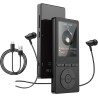 Lecteur mp3 64 go, mp3 bleutooth 5.3 avec haut-parleurs, lecteur musique, enregistreur vocal, radio fm, chaîne hi-fi, écouteurs,