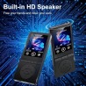 Lecteur mp3 64 go, mp3 bleutooth 5.3 avec haut-parleurs, lecteur musique, enregistreur vocal, radio fm, chaîne hi-fi, écouteurs,