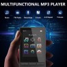 Lecteur mp3 64 go, mp3 bleutooth 5.3 avec haut-parleurs, lecteur musique, enregistreur vocal, radio fm, chaîne hi-fi, écouteurs,