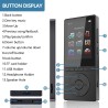 Lecteur mp3 64 go, mp3 bleutooth 5.3 avec haut-parleurs, lecteur musique, enregistreur vocal, radio fm, chaîne hi-fi, écouteurs,