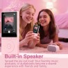 Lecteur mp3 64 go, mp3 bleutooth 5.3 avec haut-parleurs, lecteur musique, enregistreur vocal, radio fm, chaîne hi-fi, écouteurs,