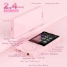 Lecteur mp3 64 go, mp3 bleutooth 5.3 avec haut-parleurs, lecteur musique, enregistreur vocal, radio fm, chaîne hi-fi, écouteurs,