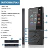 Lecteur mp3 64 go, mp3 bleutooth 5.3 avec haut-parleurs, lecteur musique, enregistreur vocal, radio fm, chaîne hi-fi, écouteurs,