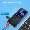 Lecteur mp3 64 go, mp3 bleutooth 5.3 avec haut-parleurs, lecteur musique, enregistreur vocal, radio fm, chaîne hi-fi, écouteurs,