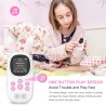 Lecteur mp3 de 32 go pour enfants, avec bleutooth, lecteurs mp3 et mp4 avec haut-parleur, radio fm, enregistrements, alarme, chr