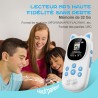 Lecteur mp3 bleutooth 5.0, oilsky 32go mp3 enfant avec batterie 750mah, qualité sonore hifi lecteur de musique avec haut-parleur