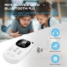 Lecteur mp3 bleutooth 5.0, oilsky 32go mp3 enfant avec batterie 750mah, qualité sonore hifi lecteur de musique avec haut-parleur
