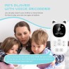 Lecteur mp3 bleutooth 5.0, oilsky 32go mp3 enfant avec batterie 750mah, qualité sonore hifi lecteur de musique avec haut-parleur