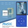AGPTEK Mp3 Classique 16Go Ultra-Longue Autonomie jusqu'à 70 Heures de Lecture Musique avec Ecran de 1.8 Pouces, Petit Lecteur MP