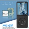 AGPTEK 32Go Mp3 Classique avec Haut-Parleur Lecteur Musique 70H Ultra-Longue Autonomie 1.8'' Écran Radio FM Enregistrement Petit