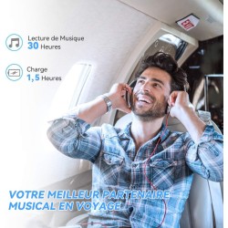 AGPTEK 32Go Mp3 Classique avec Haut-Parleur Lecteur Musique 70H Ultra-Longue Autonomie 1.8'' Écran Radio FM Enregistrement Petit