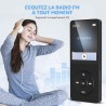 AGPTEK 32Go Mp3 Classique avec Haut-Parleur Lecteur Musique 70H Ultra-Longue Autonomie 1.8'' Écran Radio FM Enregistrement Petit