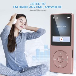 AGPTEK Mp3 Classique 16Go Ultra-Longue Autonomie jusqu'à 70 Heures de Lecture Musique avec Ecran de 1.8 Pouces, Petit Lecteur MP